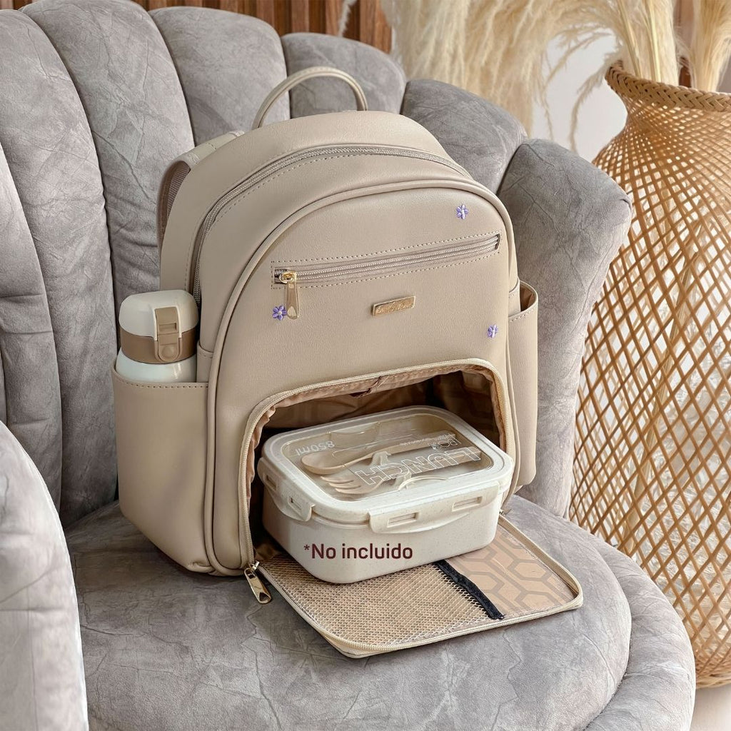Morral Porta Comidas Multifuncional con Espacio para Tablet y Termos