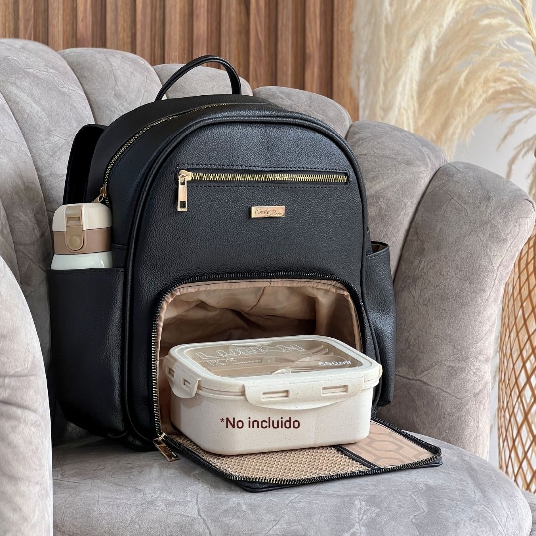 Morral Porta Comidas Multifuncional con Espacio para Tablet y Termos