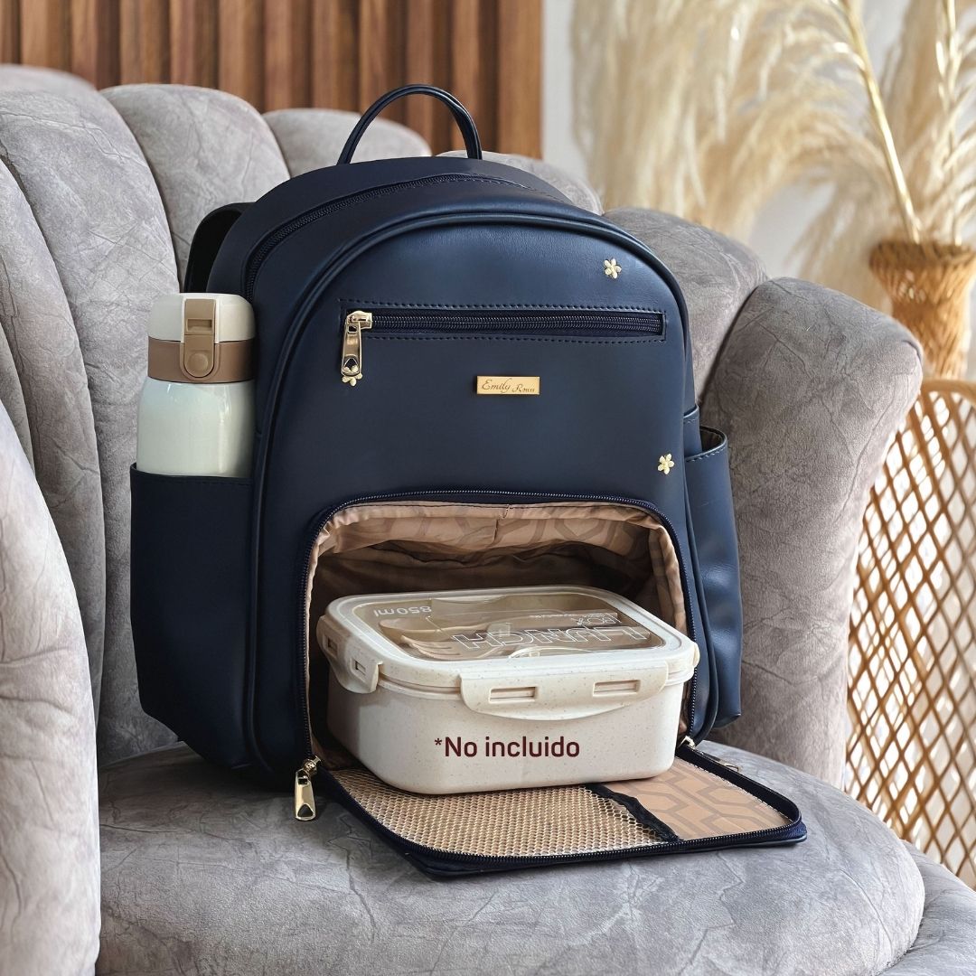 Morral Porta Comidas Multifuncional con Espacio para Tablet y Termos