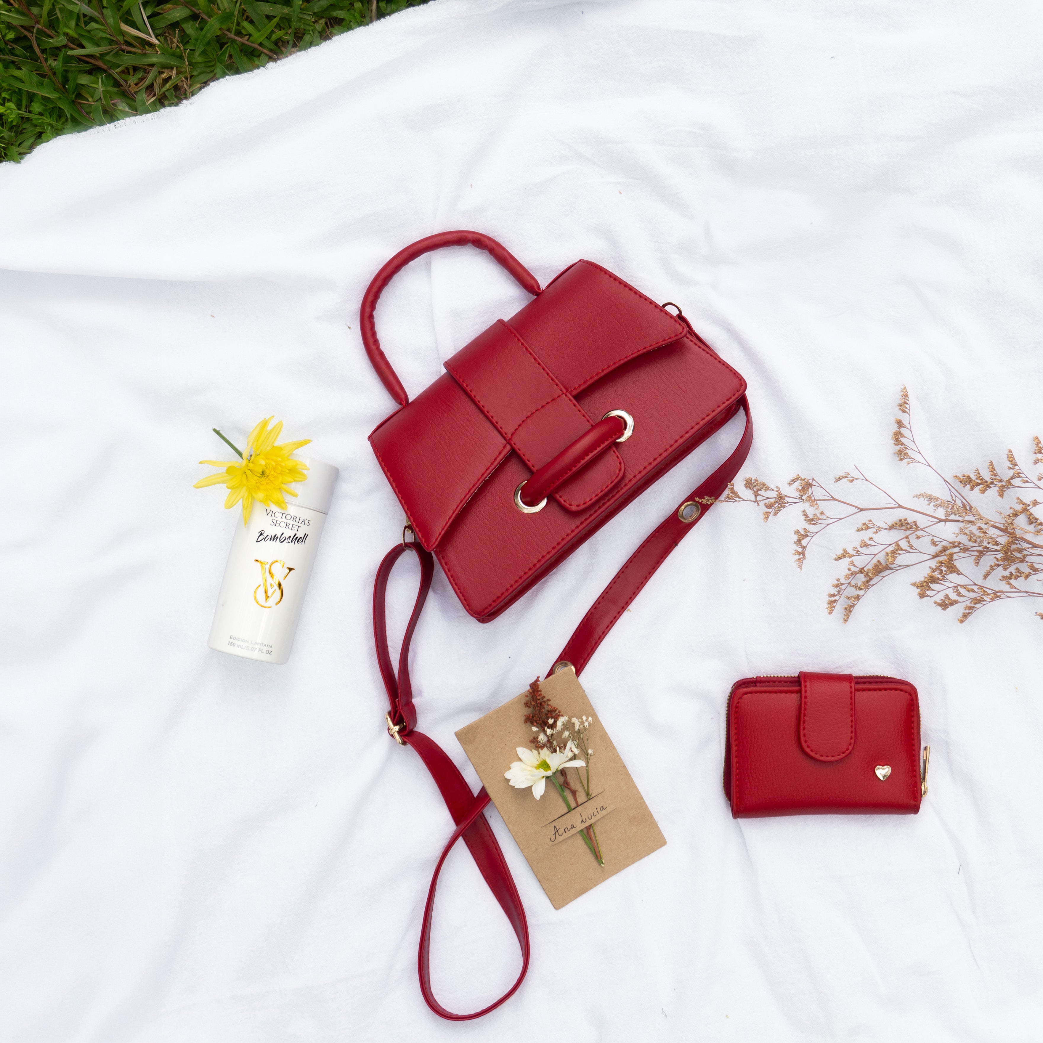 Kit De Regalo Bolso con Billetera y Accesorios