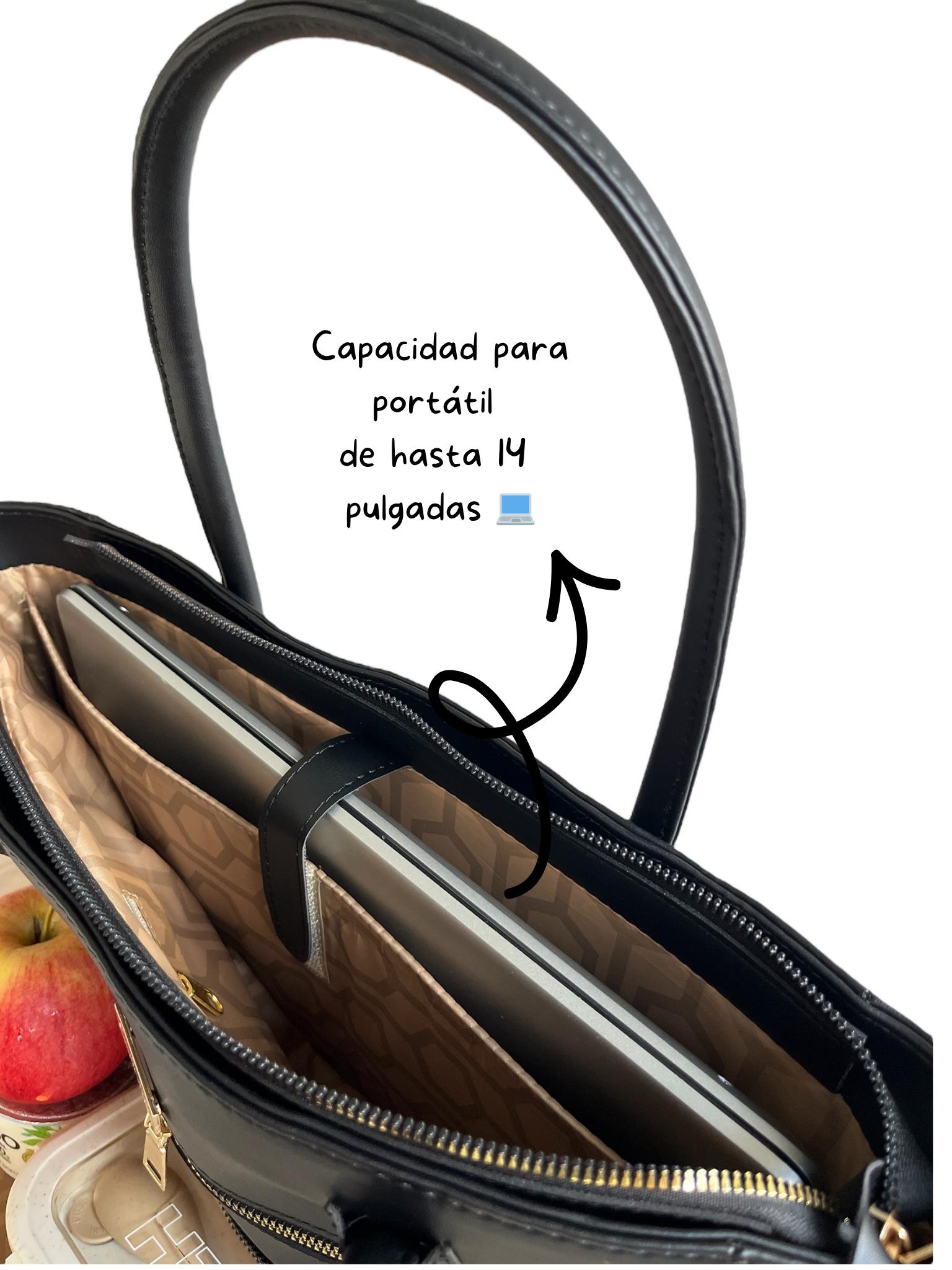SHOPPER VENECIA NEGRA