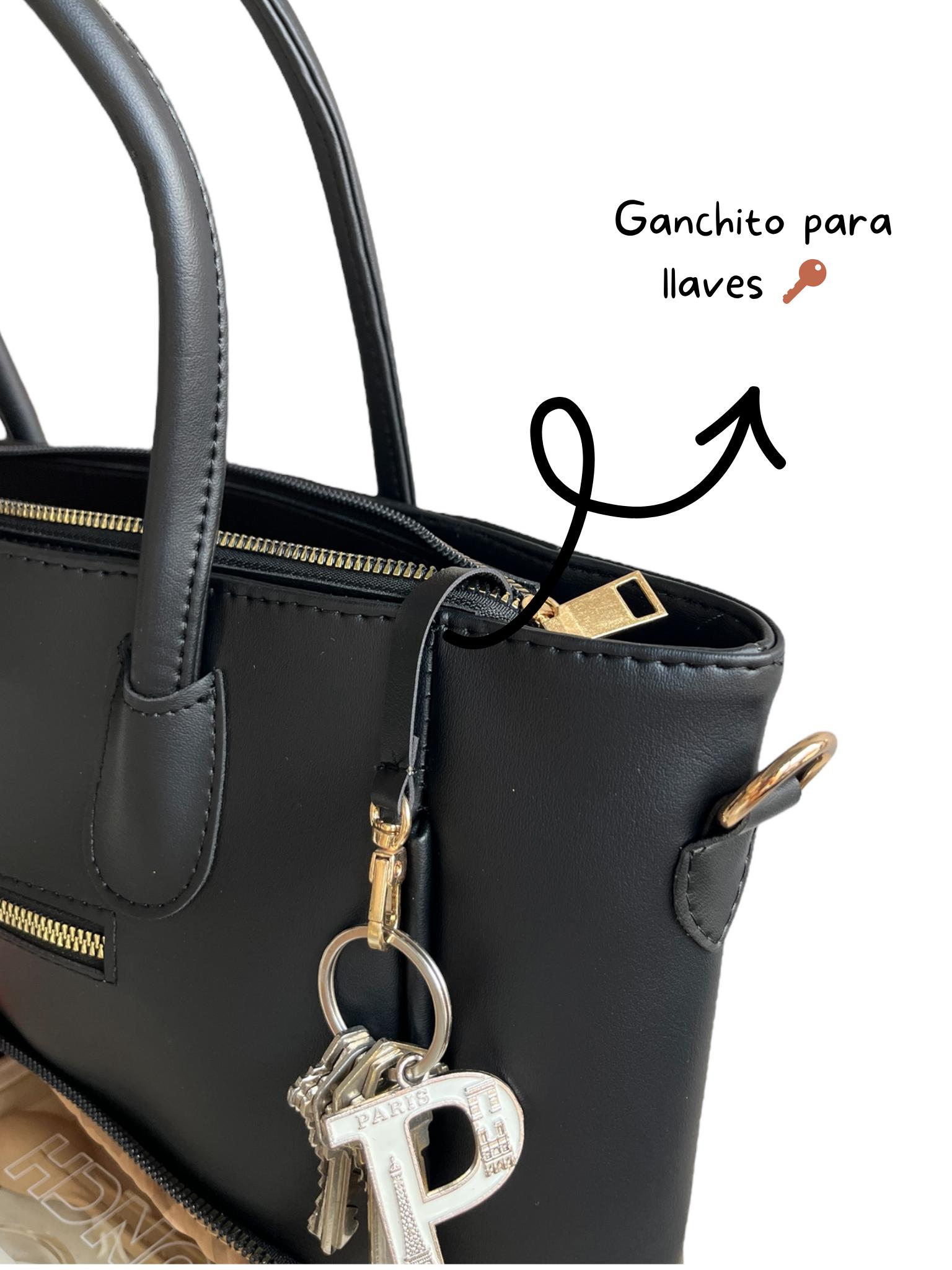 SHOPPER VENECIA NEGRA